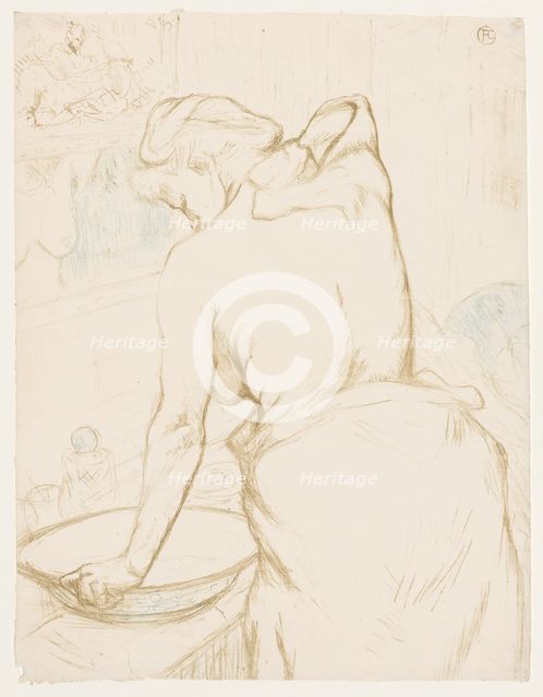 Elles: The Toilet, 1896. Creator: Henri de Toulouse-Lautrec (French, 1864-1901).