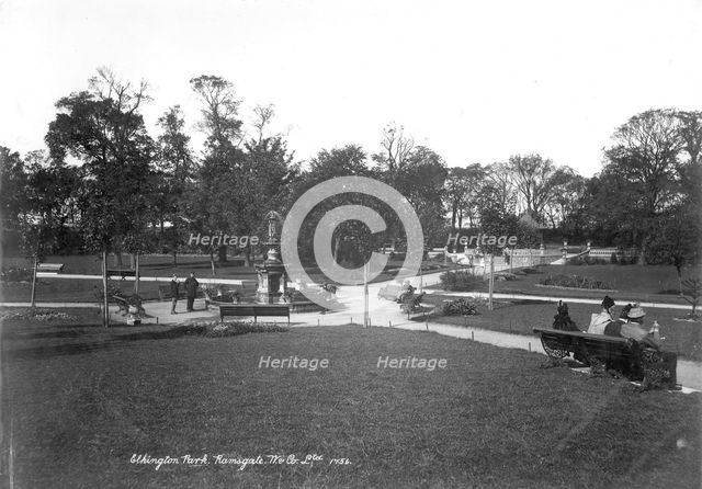 Ellington Park, Ramsgate, Kent, 1890-1910. Artist: Unknown