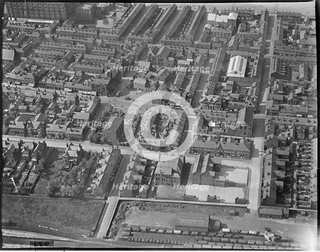 Elliot Street and environs, Tyldesley, Greater Manchester, c1930s. Creator: Arthur William Hobart.
