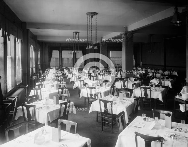 Elliott, Taylor, Woolfenden, cafe & banquet hall, Detroit, Mich., between 1905 and 1915. Creator: Unknown.