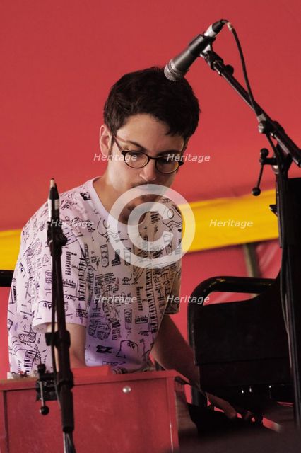 Elliott Galvin, Love Supreme Jazz Festival, Glynde Place, East Sussex, 2015. Artist: Brian O'Connor.