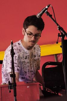 Elliott Galvin, Love Supreme Jazz Festival, Glynde Place, East Sussex, 2015. Artist: Brian O'Connor