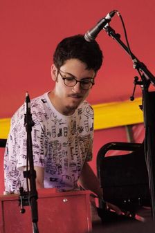 Elliott Galvin, Love Supreme Jazz Festival, Glynde Place, East Sussex, 2015. Artist: Brian O'Connor