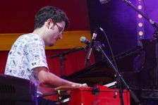 Elliott Galvin, Love Supreme Jazz Festival, Glynde Place, East Sussex, 2015. Artist: Brian O'Connor