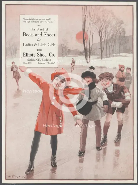 Elliott Shoe Company, c1920s. Artist: Wilfred Fryer