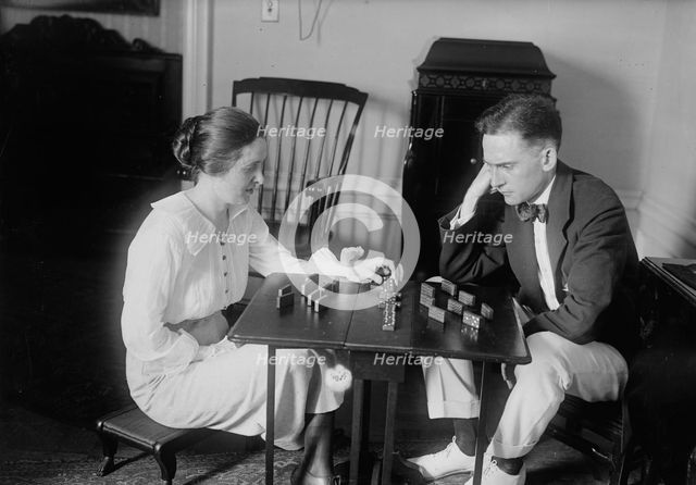 Elliott Shaw & wife, between c1915 and c1920. Creator: Bain News Service.