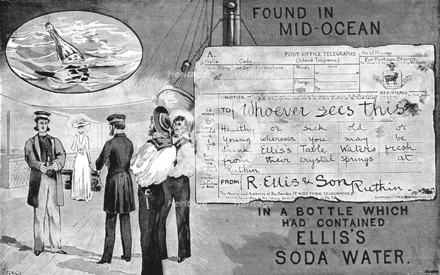 ''Ellis's Soda Water', 1891. Creator: Unknown.