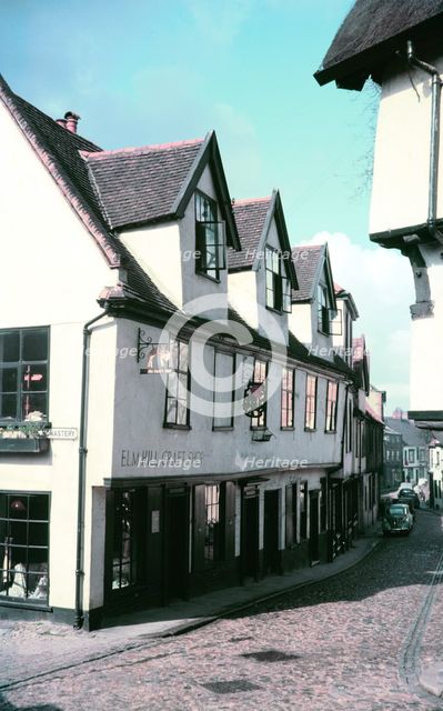 Elm Hill, Norwich, Norfolk, c1955-1970. Creator: Arthur Charles Kirby Ware.