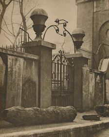 Elm Trunks for Conduit Pipes Dug Up Near St. Anne's, Soho c1935. Creator: Paterson