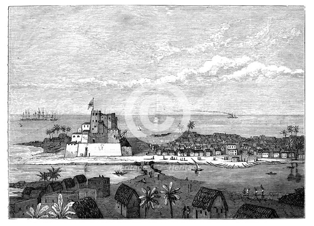 Elmina, Gold Coast, West Africa, c1890. Artist: Unknown