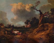 Elmsett Church, West Suffolk 18th century, (1935). Artist: Thomas Gainsborough