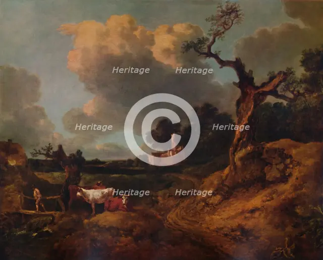 'Elmsett Church, West Suffolk', 18th century, (1935). Artist: Thomas Gainsborough.