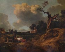 Elmsett Church, West Suffolk 18th century, (1935). Artist: Thomas Gainsborough