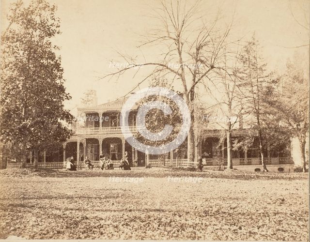 Elms Court, Natchez, Mississippi, Residence of the Honorable A. P. Merrill, 1850s. Creator: Unknown.