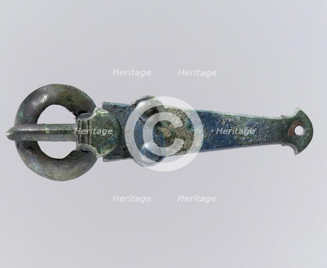 Elongated Buckle, Langobardic or Frankish, 7th century (?). Creator: Unknown.