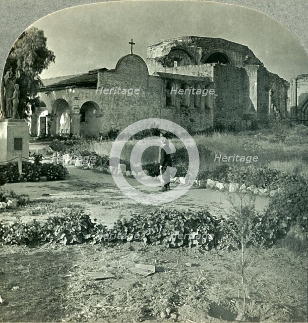 'Eloquent Testimony to Zeal of Early Spanish Missionaries - Mission of San Juan Capistrano, Calif.', Creator: Unknown.
