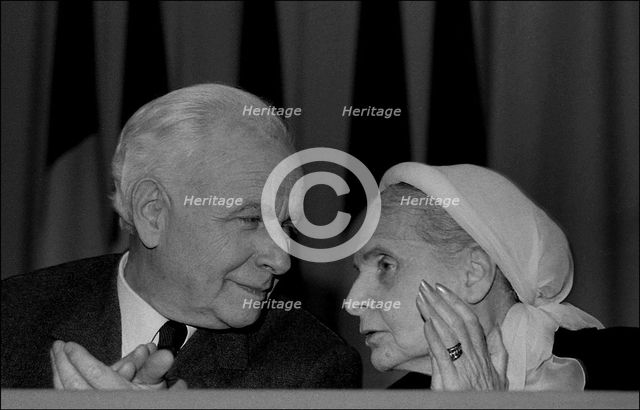 Elsa Triolet and Louis Aragon, 1960s.