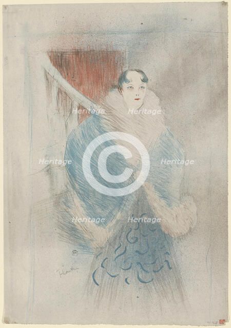 Elsa, dite la Viennoise, 1897. Creator: Toulouse-Lautrec, Henri, de (1864-1901).