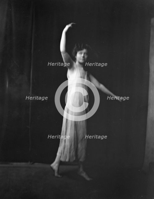 Elsie Dufour dancer, between 1918 and 1920. Creator: Arnold Genthe.