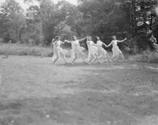 Elsie Dufour dancers, between 1918 and 1920. Creator: Arnold Genthe