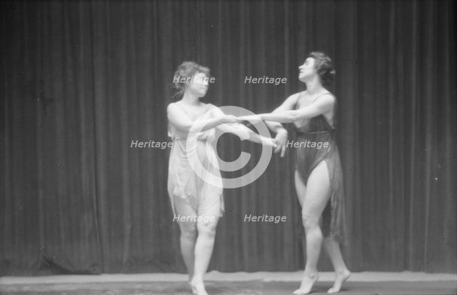 Elsie Dufour dancers, between 1918 and 1920? Creator: Arnold Genthe.