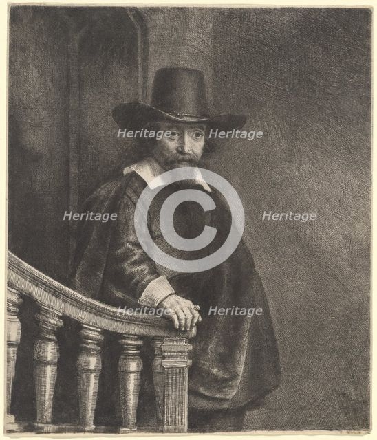 Ephraim Bonus, 1647. Creator: Rembrandt Harmensz van Rijn.