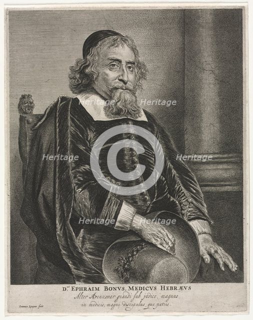 Ephraim Bonus. Creator: Jan Lievens (Dutch, 1607-1674).