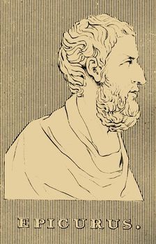 Epicurus (341-270 BC), 1830. Creator: Unknown