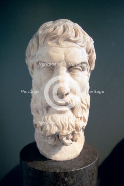 Epicurus, Ancient Greek philosopher. Artist: Unknown