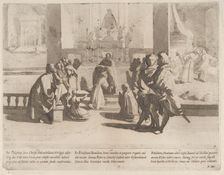 Episode 10: Saint Bernardino enters the Franciscan Order; Episode 11: Saint Bernardino ..., 1610-39. Creator: Bernardino Capitelli