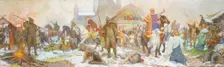 Episode at the coronation of William I, London, Christmas Day,1066, (early 20th century). Creator: Amedee Forestier
