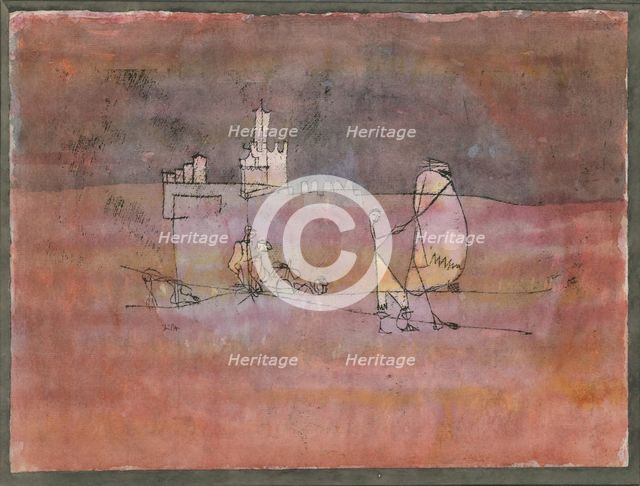 Episode Before an Arab Town, 1923. Artist: Klee, Paul (1879-1940)