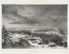 Episode de la Campagne de Russie - Salon de 1836, 1836. Creator: Auguste Raffet