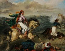 Episode from the Greek War of Independence, 1856. Creator: Delacroix, Eugène (1798-1863)