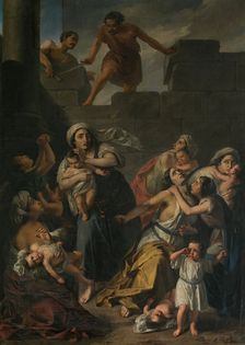 Episode from the Massacre of the Innocents, 1855. Creator: Antonio Gómez y Cros