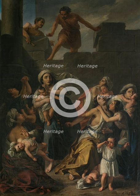 Episode from the Massacre of the Innocents, 1855. Creator: Antonio Gómez y Cros.