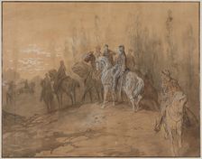 Episode in the Franco-Prussian War, mid or late 19th century. Creator: Gustave Doré