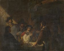 Episode in the Life of Rembrandt, c1850s. Creator: Joseph Lies