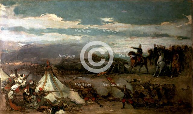 Episode of the Battle of Tetuan (4-Feb.-1860).