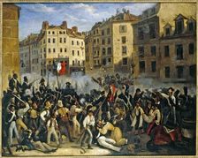 Episode of the days of July 1830, between 1825 and 1835. Creator: Unknown