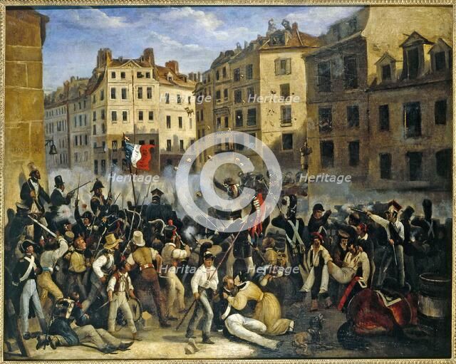 Episode of the days of July 1830, between 1825 and 1835. Creator: Unknown.