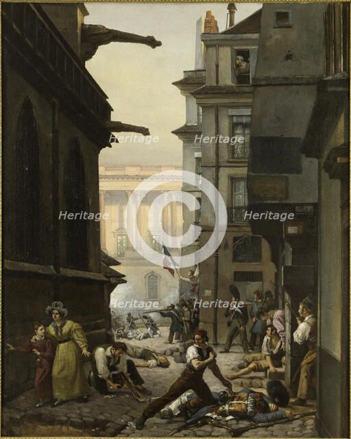 Episode of July 29, 1830, in the morning, 1831. Creator: Paul Claude-Michel Carpentier.