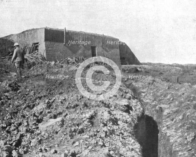 'Episodes de la bataille de Verdun; l'ouvrage de Thiaumont; l'ouvrageoccupe par nous, au..., 1916. Creator: Unknown.