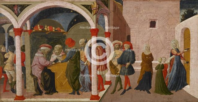 Episodes from the Story of Susanna, c1450. Creator: Marco del Buono Giamberti.