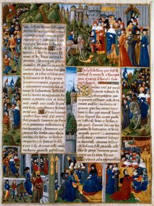 Episodes from the rebellion of Thibaut de Champagne, 15th century