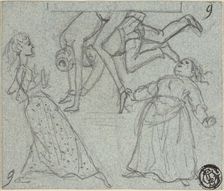 Episodes from White Chapel Life, c. 1850. Creator: John Leech