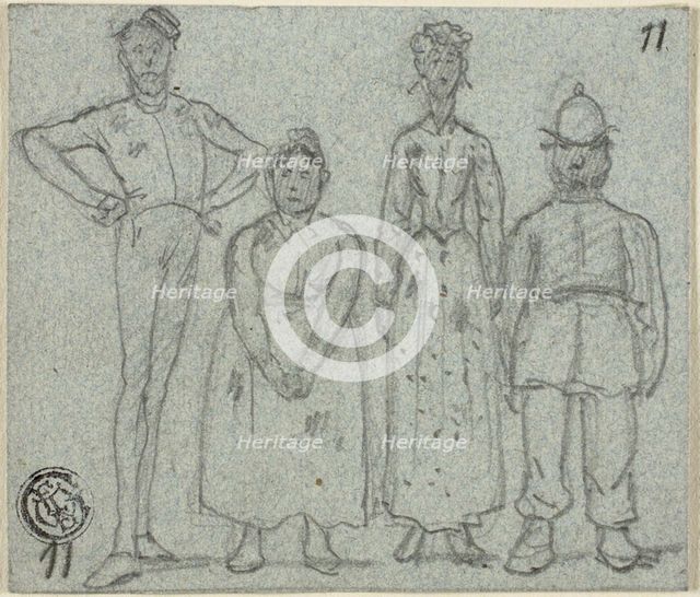 Episodes from White Chapel Life, c. 1850. Creator: John Leech.