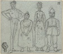 Episodes from White Chapel Life, c. 1850. Creator: John Leech