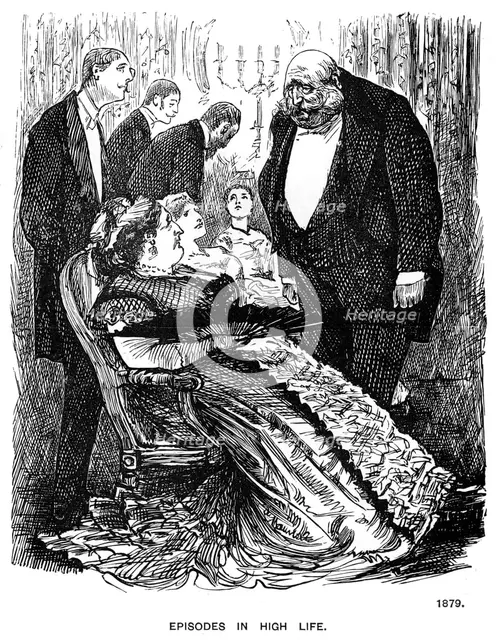 'Episodes in High Life', 1879 (1891).  Artist: George du Maurier