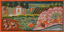 Episodes in the Panchavati Forest, Folio from a Ramayana (Adventures of Rama), between 1775 and 1800 Creator: Unknown